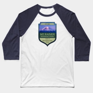 Mount Rainier National Park State of Washington Baseball T-Shirt